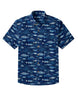 Deep Blue Angler Men's Breathable Shirt