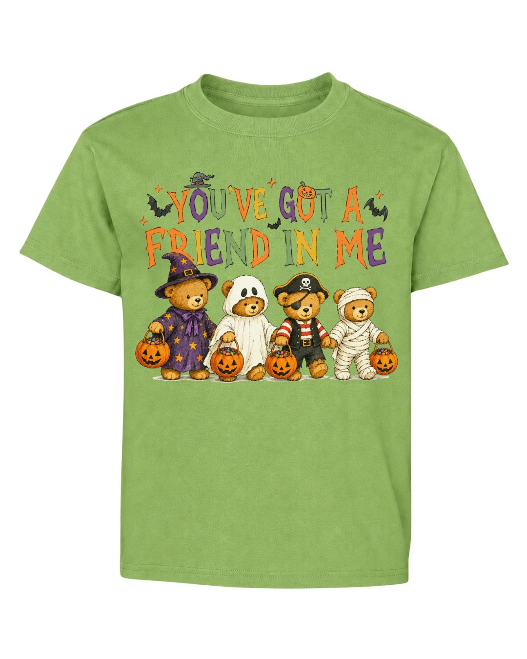 Trick-or-Treat Best Friends Bears Youth Tee