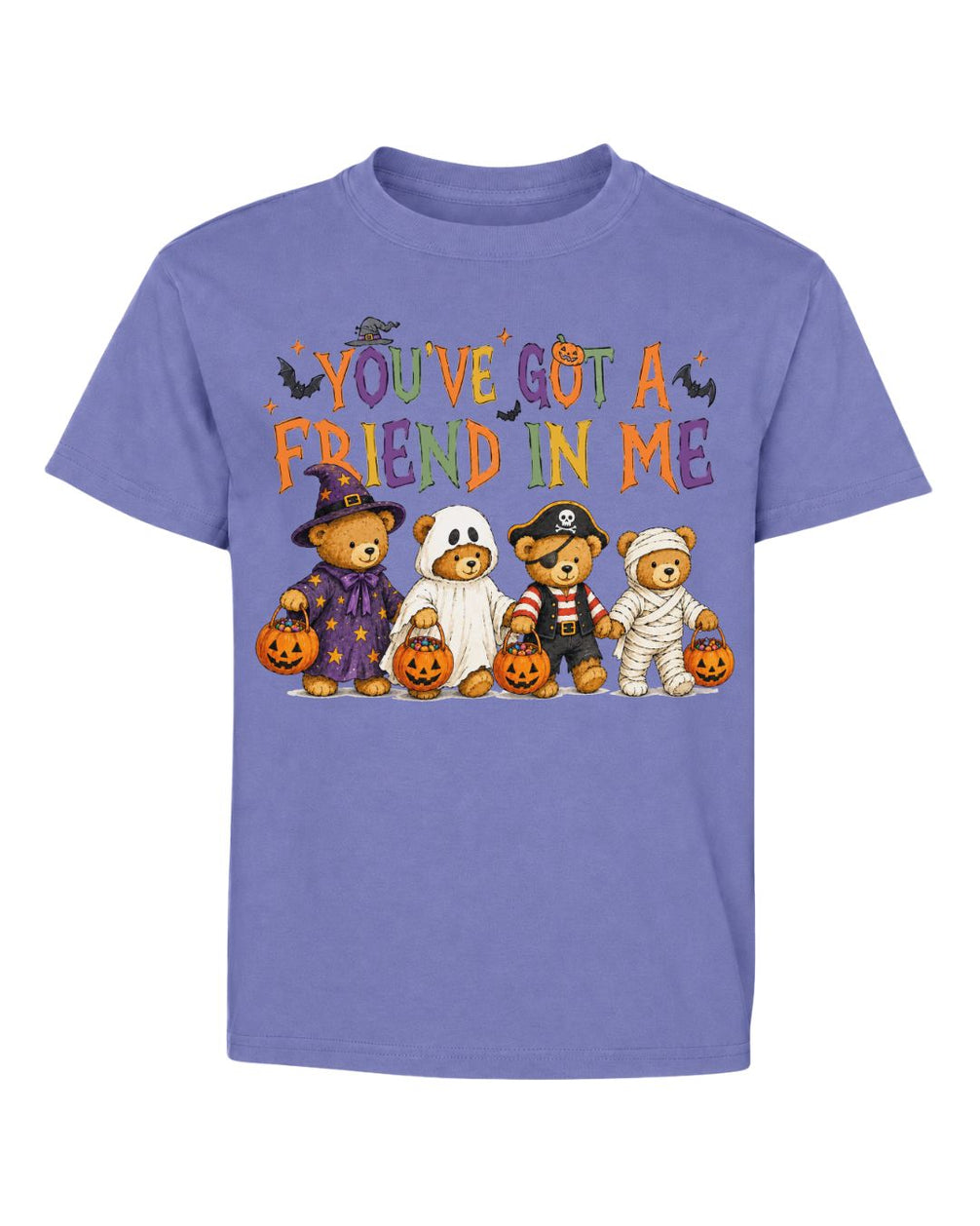 Trick-or-Treat Best Friends Bears Youth Tee