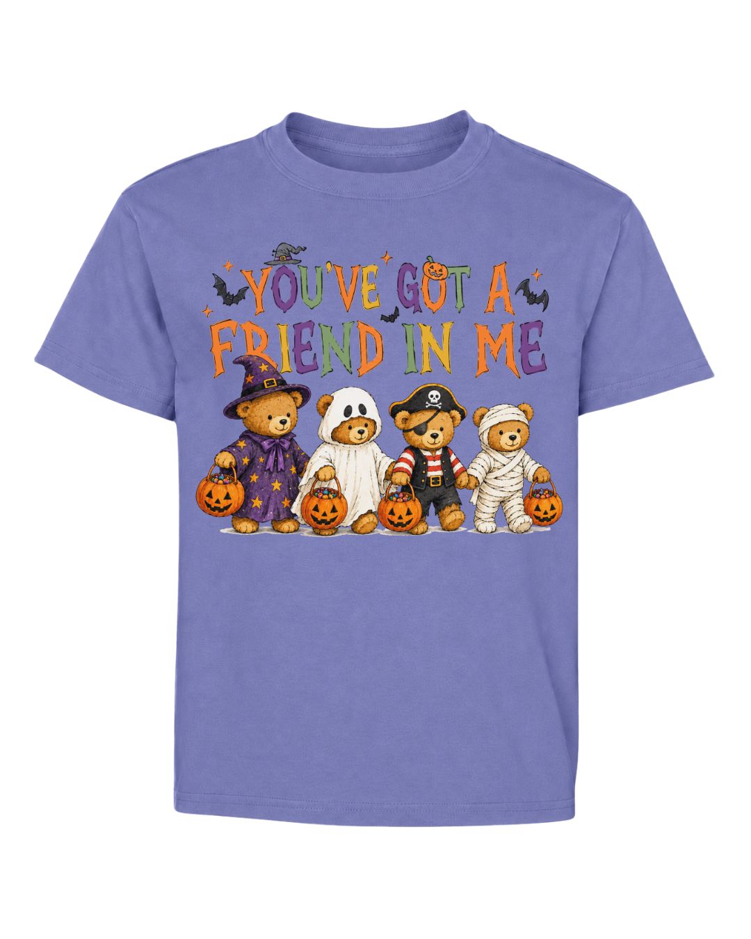 Trick-or-Treat Best Friends Bears Youth Tee
