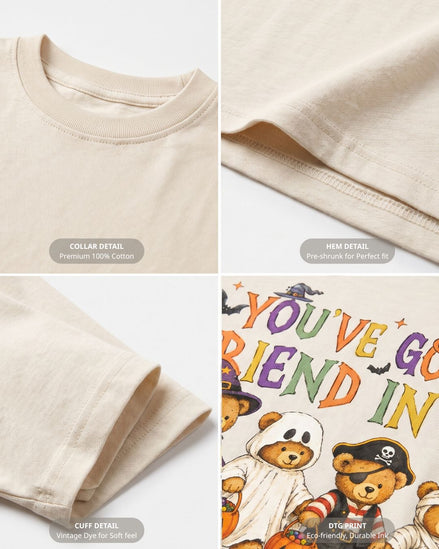 Trick-or-Treat Best Friends Bears Youth Tee