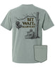 Sit, Wait And Harvest Turkey POCKET Tee