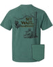 Sit, Wait And Harvest Turkey POCKET Tee