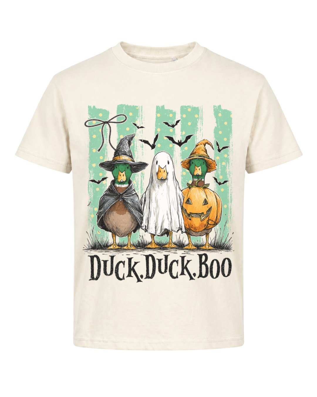 Duck Duck Boo Custome Halloween Youth Tee
