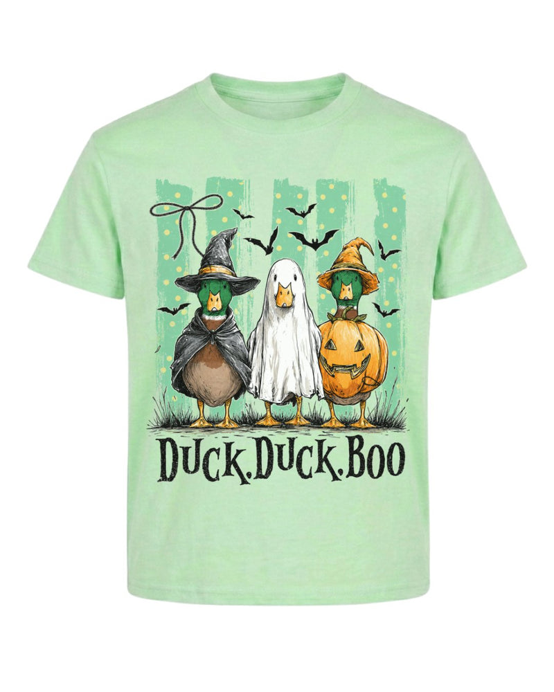 Duck Duck Boo Custome Halloween Youth Tee