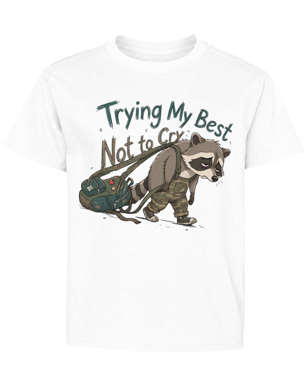 Trying My Best Not To Cry Youth Tee