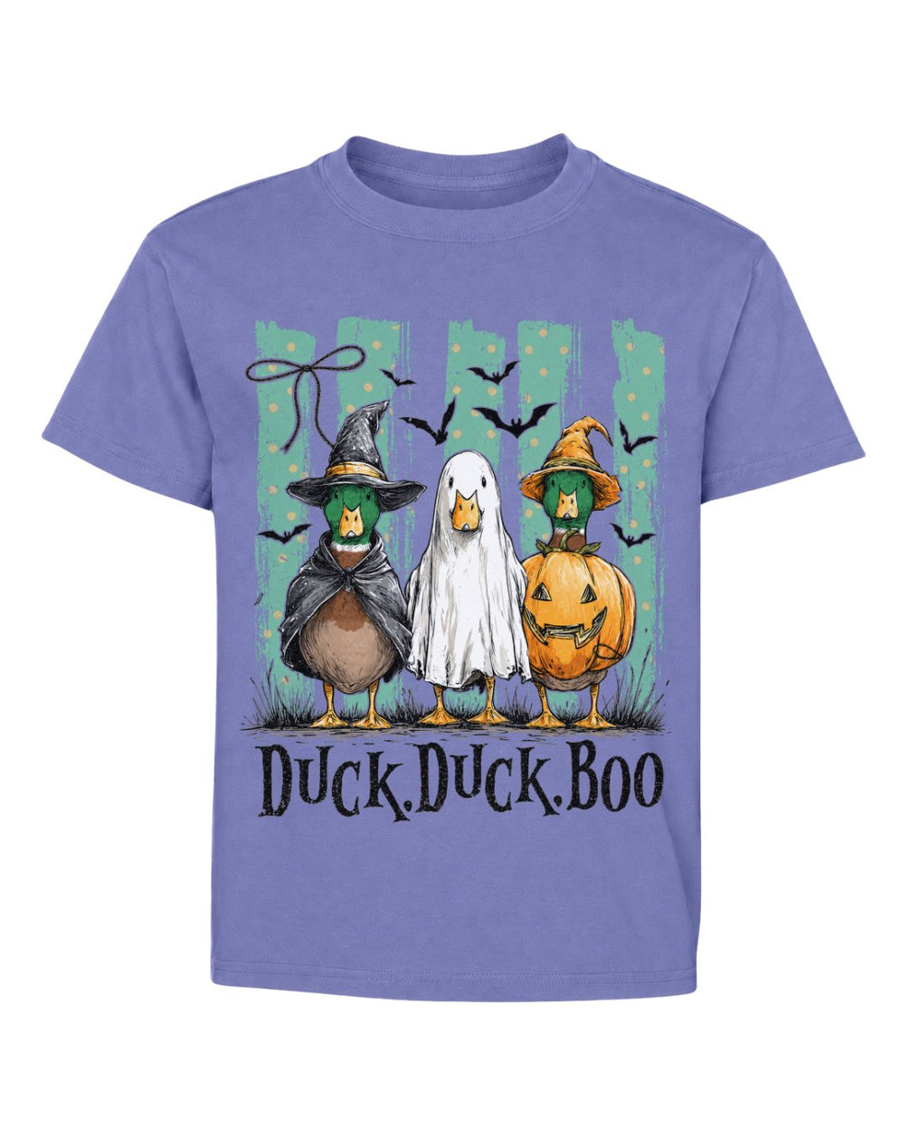 Duck Duck Boo Custome Halloween Youth Tee