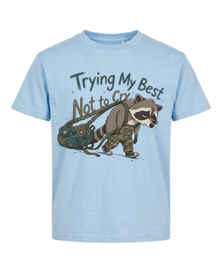 Trying My Best Not To Cry Youth Tee