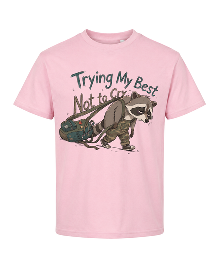Trying My Best Not To Cry Youth Tee