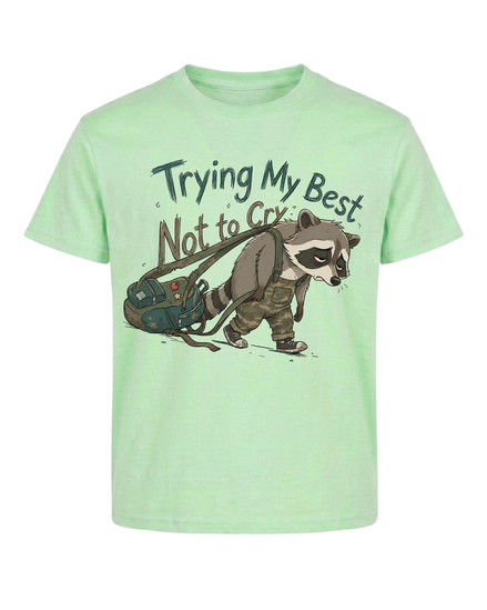 Trying My Best Not To Cry Youth Tee