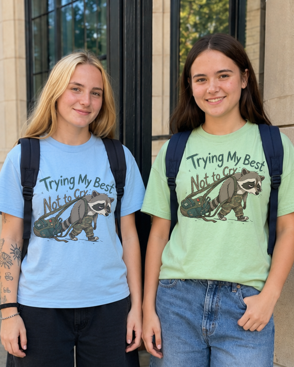 Tryingh My Best Not To Cry Youth Tee