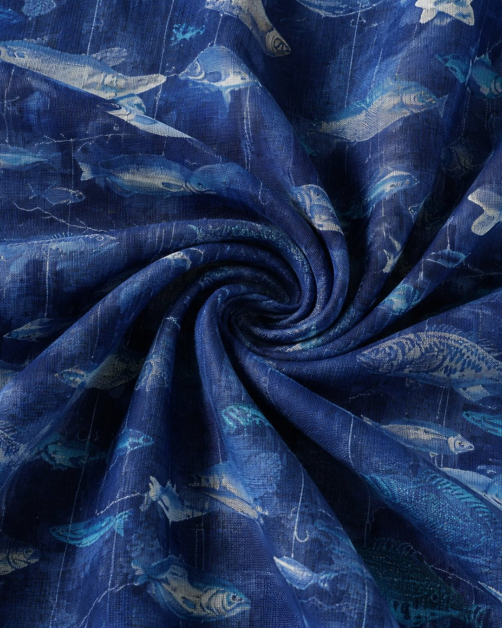 Deep Blue Angler Men's Breathable Shirt