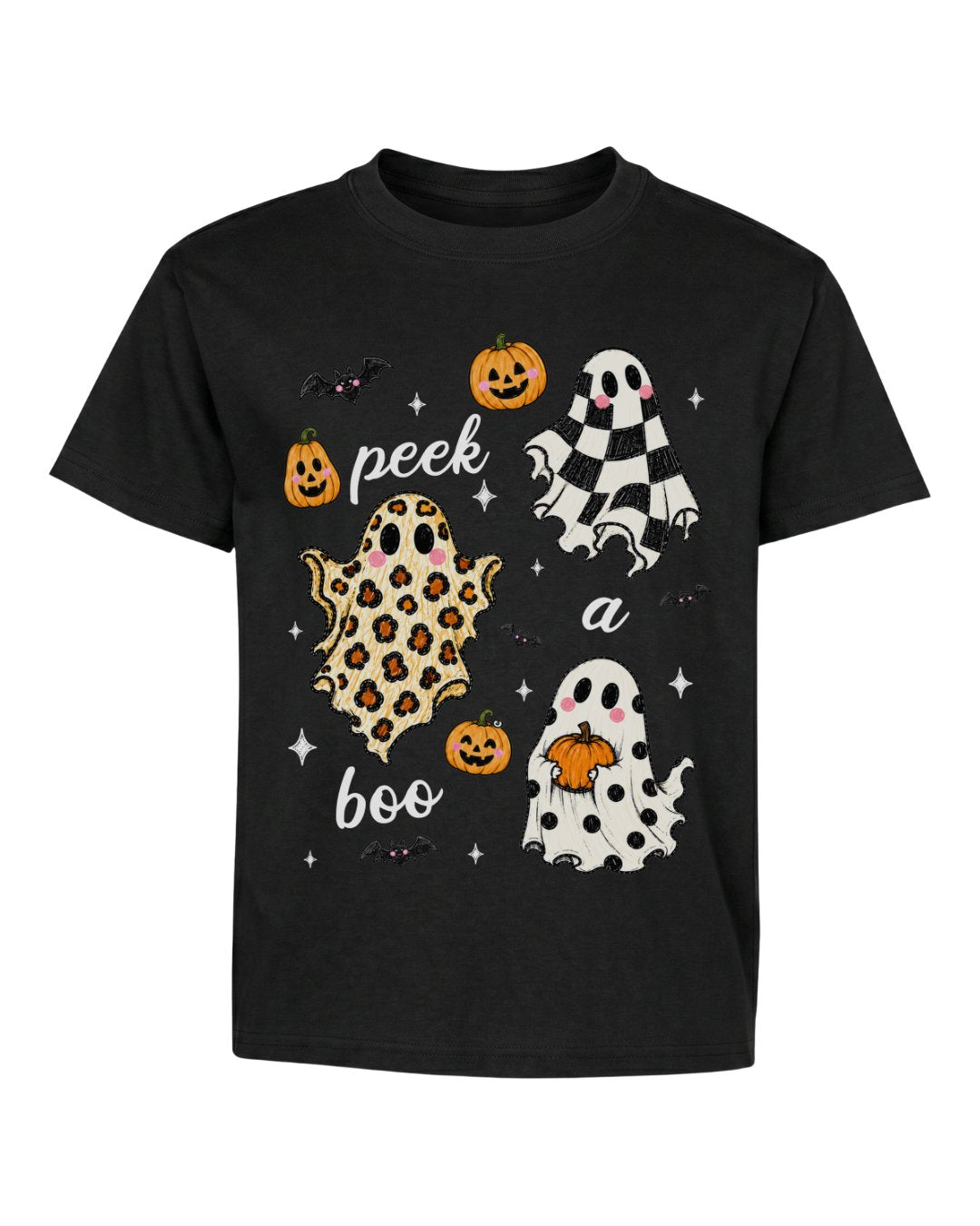 Funny Ghosts Peak-a-boo Youth Tee