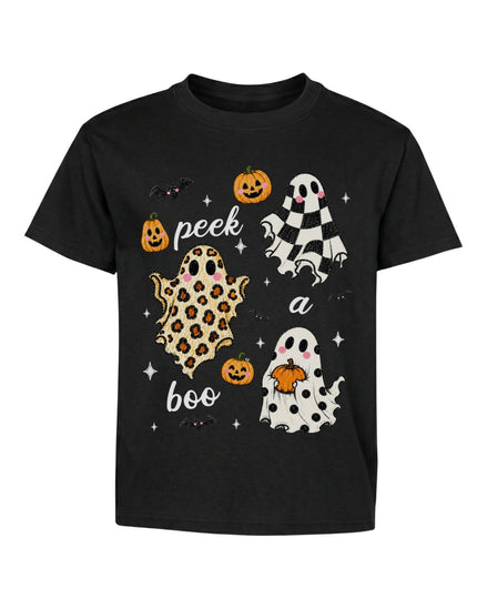 Funny Ghosts Peak-a-boo Youth Tee