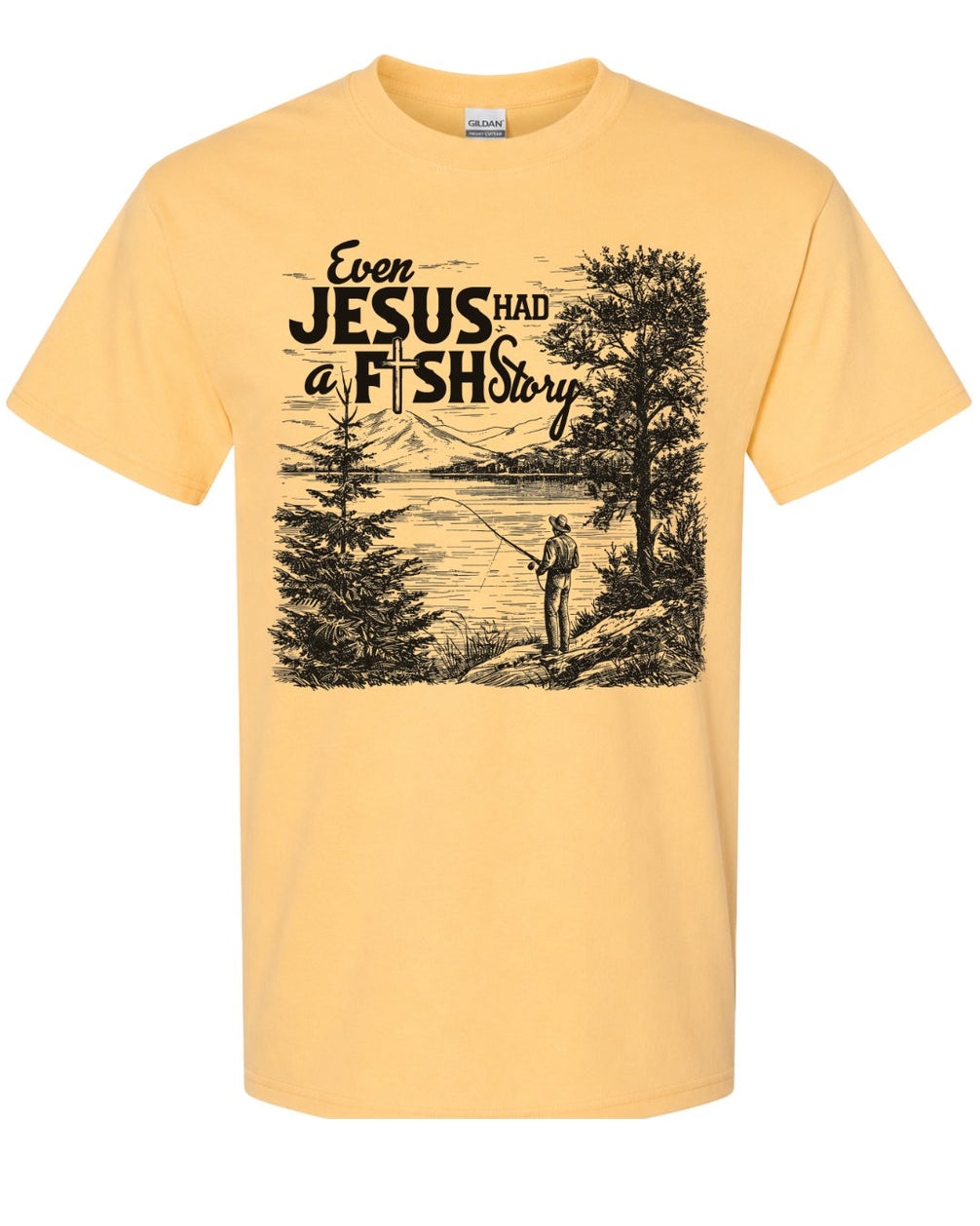 "Jesus Fish Story" T-shirt