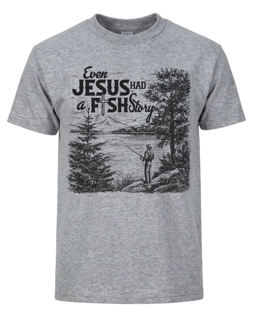 "Jesus Fish Story" T-shirt