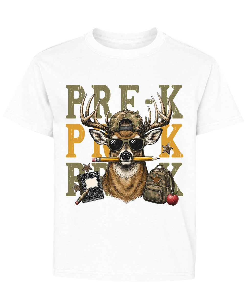 Personalized Your Name Funny Deer Youth Tee