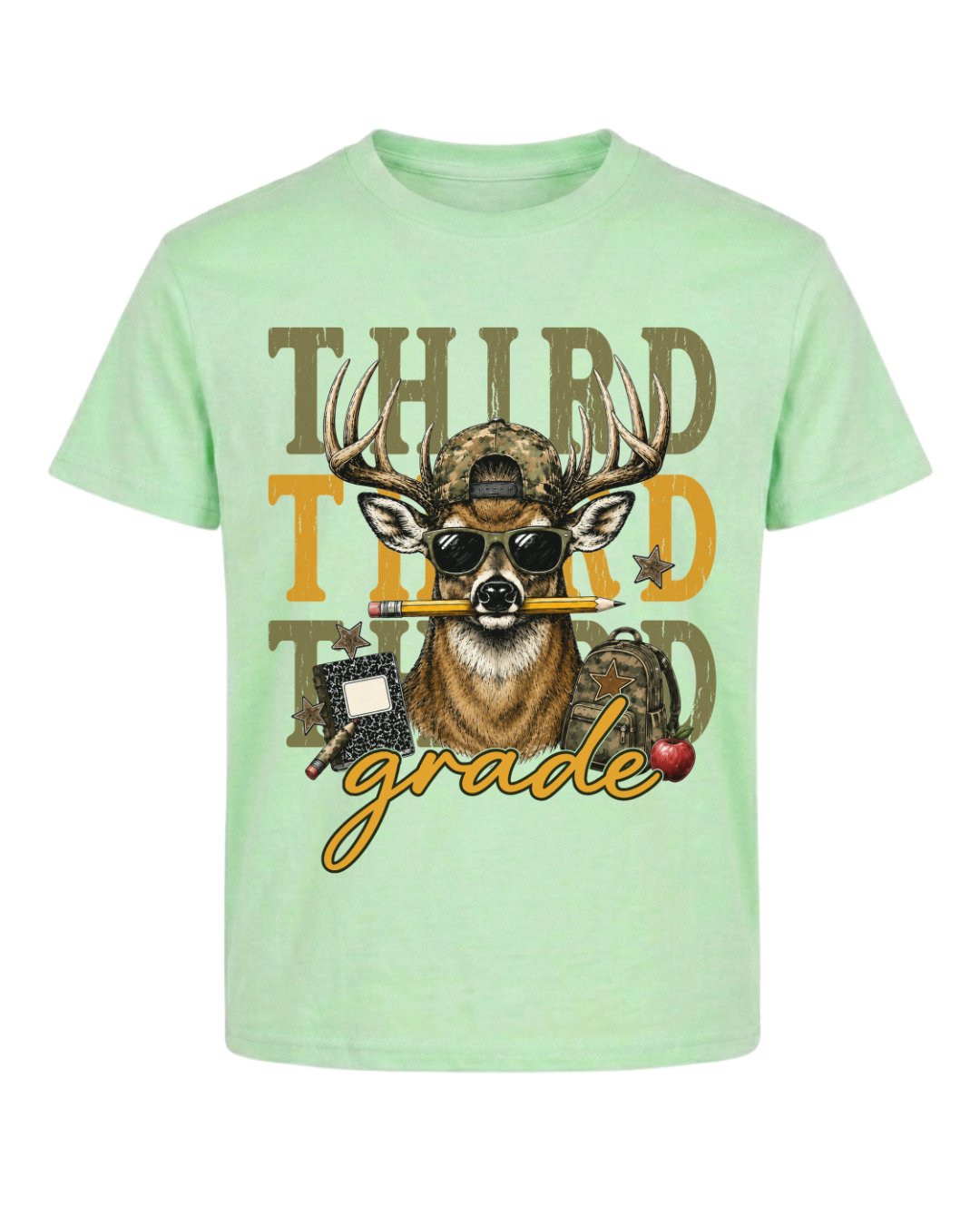 Personalized Your Name Funny Deer Youth Tee