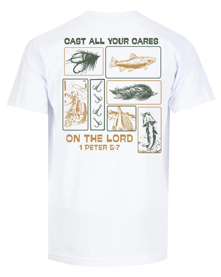Faith & Fishing "Cast Your Cares" T-shirt