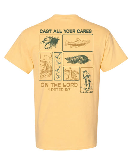 Faith & Fishing "Cast Your Cares" T-shirt