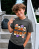 Personalized Your Name Pencils Ghost Pumpkin Youth Tee