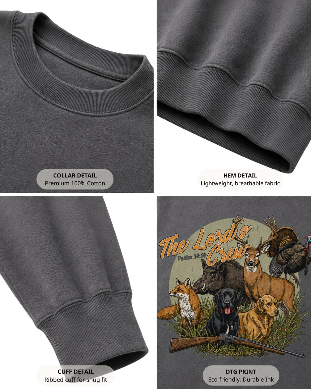 The Lord's Crew PSALM 5010 Sweatshirt