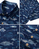Deep Blue Angler Men's Breathable Shirt