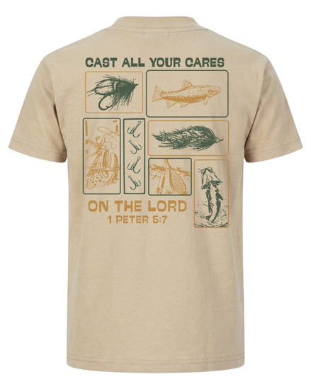 Faith & Fishing "Cast Your Cares" T-shirt