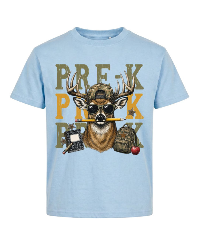 Funny Deer Back To School Youth Tee