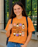 Personalized Your Name Pencils Ghost Pumpkin Youth Tee
