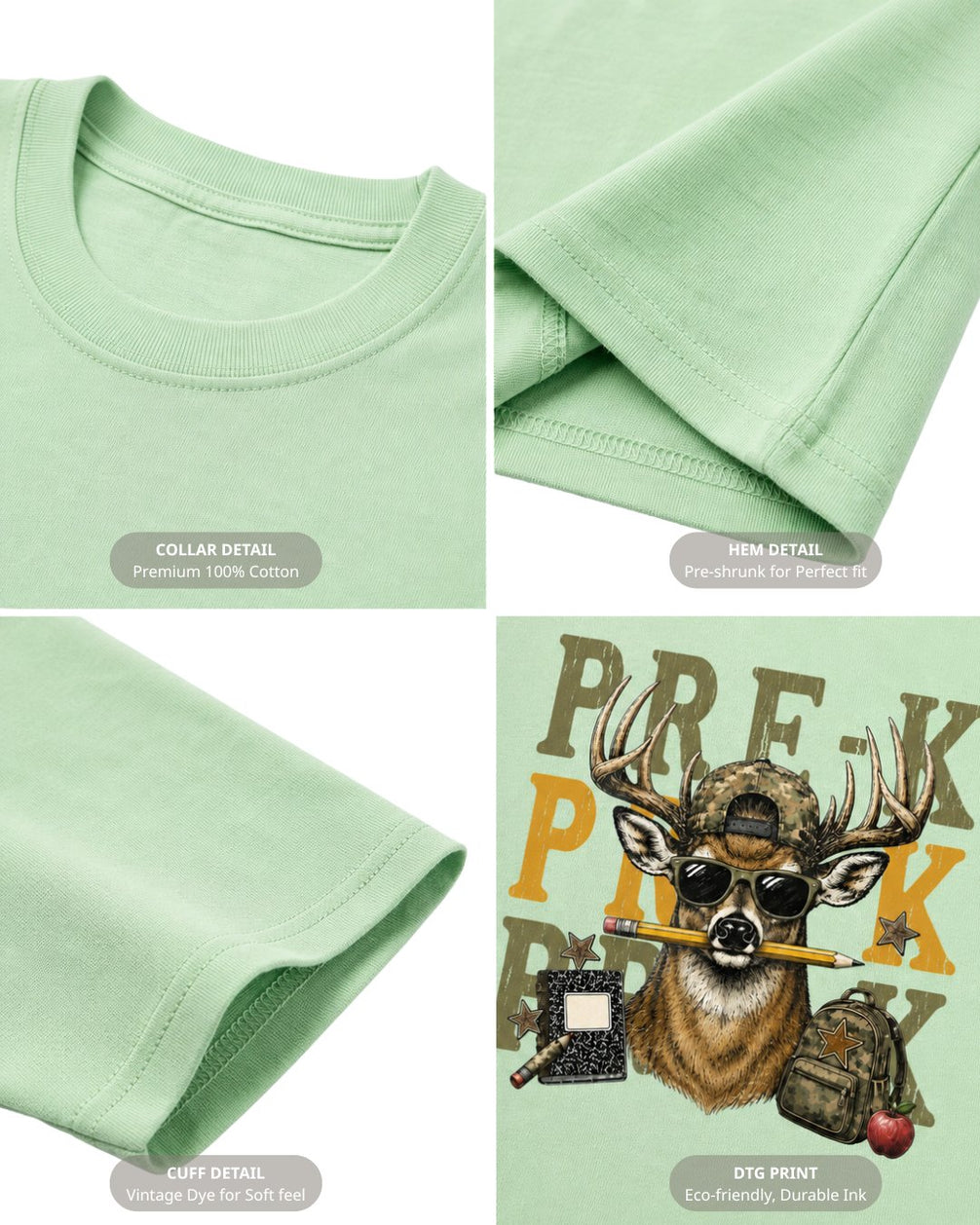 Personalized Your Name Funny Deer Youth Tee