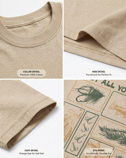 Faith & Fishing "Cast Your Cares" T-shirt