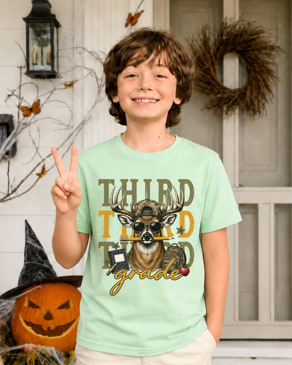 Personalized Your Name Funny Deer Youth Tee
