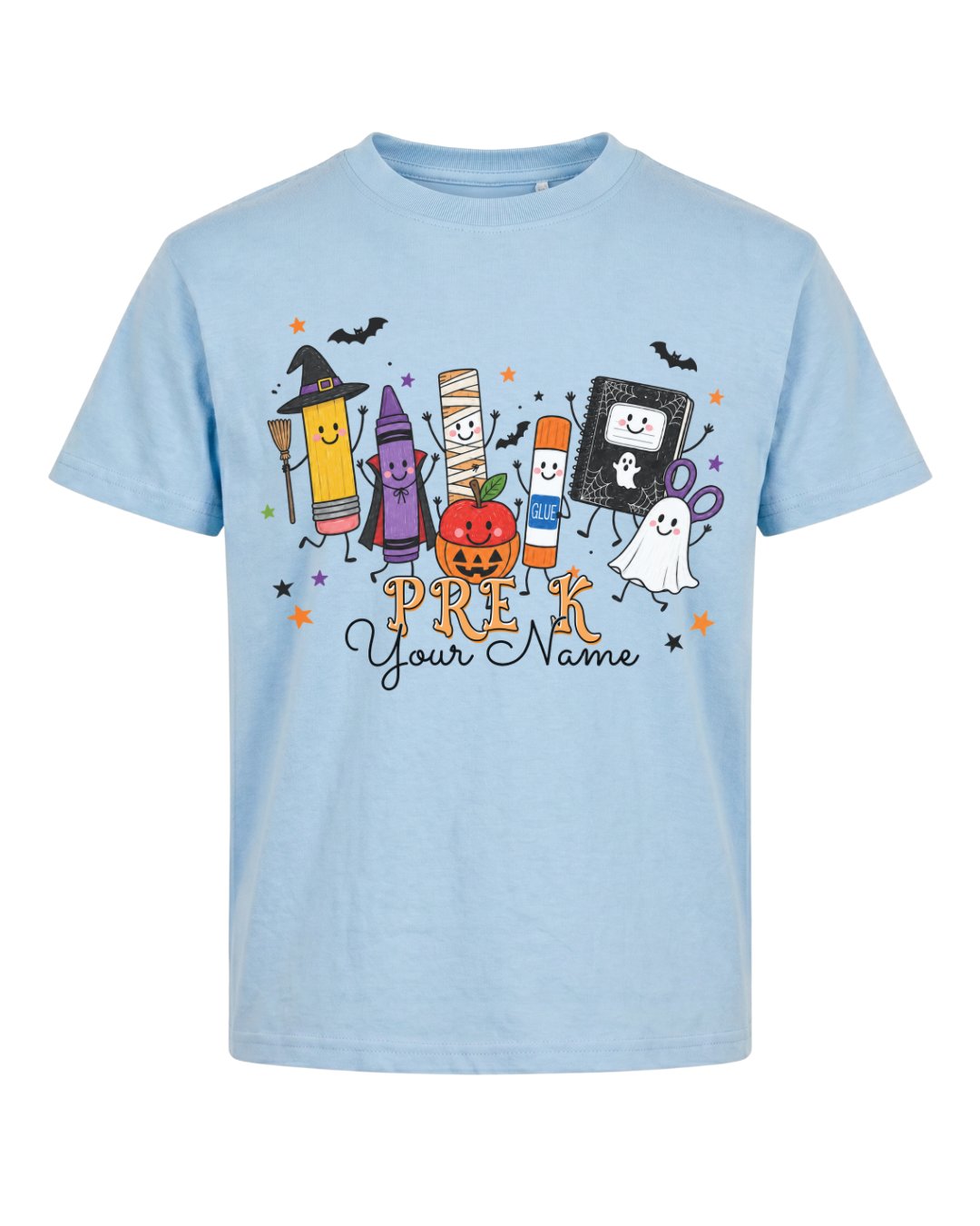 Personalized Your Name Halloween School Life Youth Tee