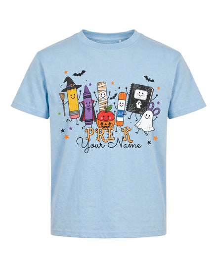 Personalized Your Name Halloween School Life Youth Tee