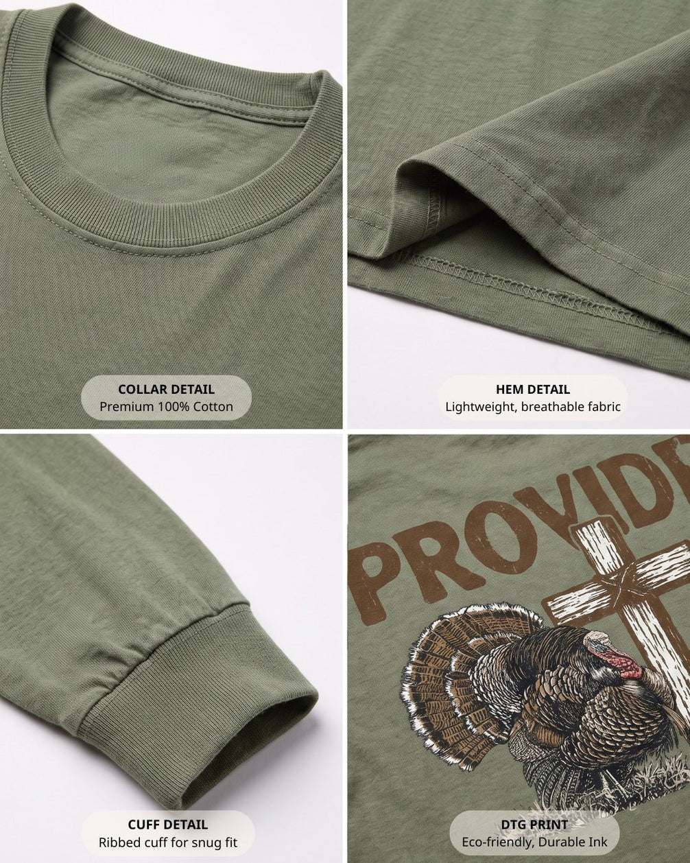 Provided By Him Long-sleeve