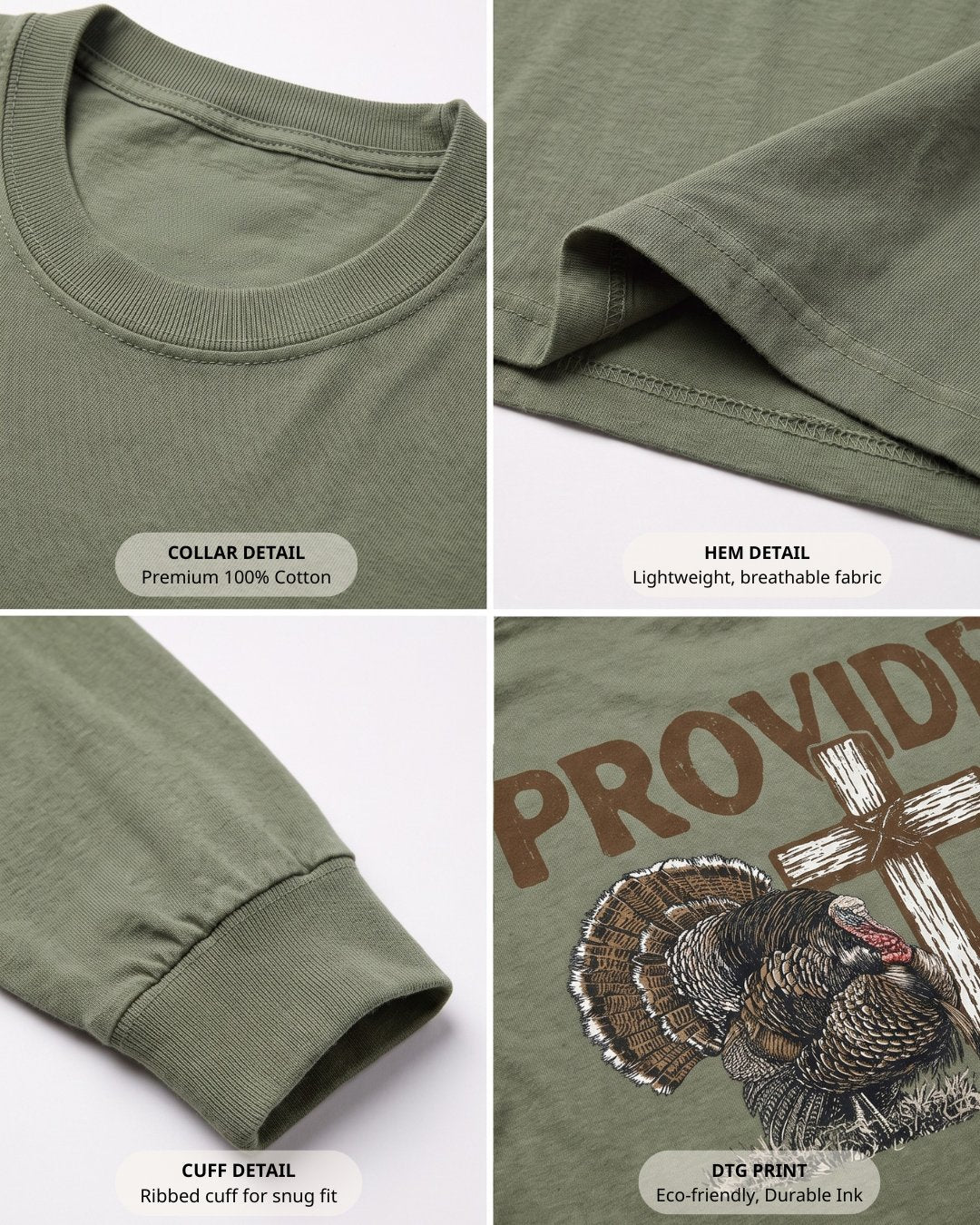 Provided By Him Long-sleeve