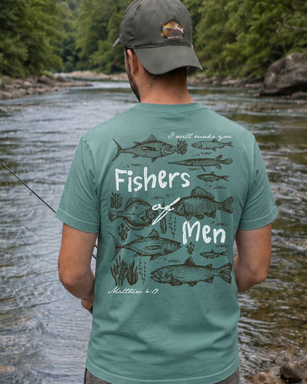 "Fishers of Men" Matthew 4:19 T-shirt