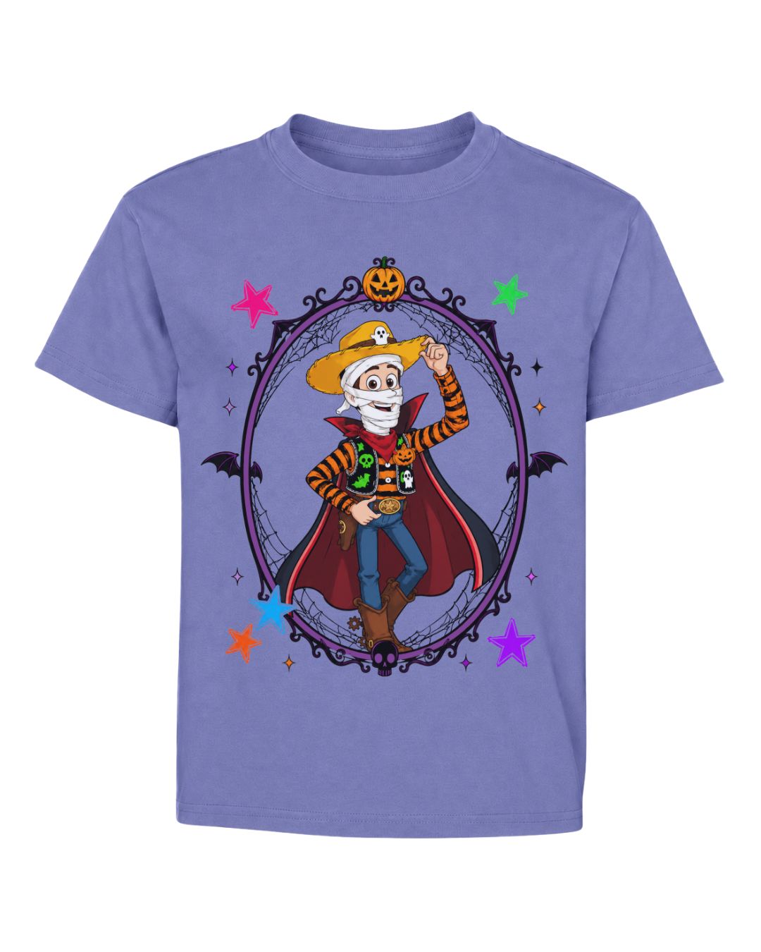 Halloween Vampire Cowboy T-shirt