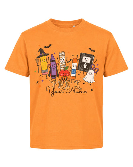 Personalized Your Name Halloween School Life Youth Tee
