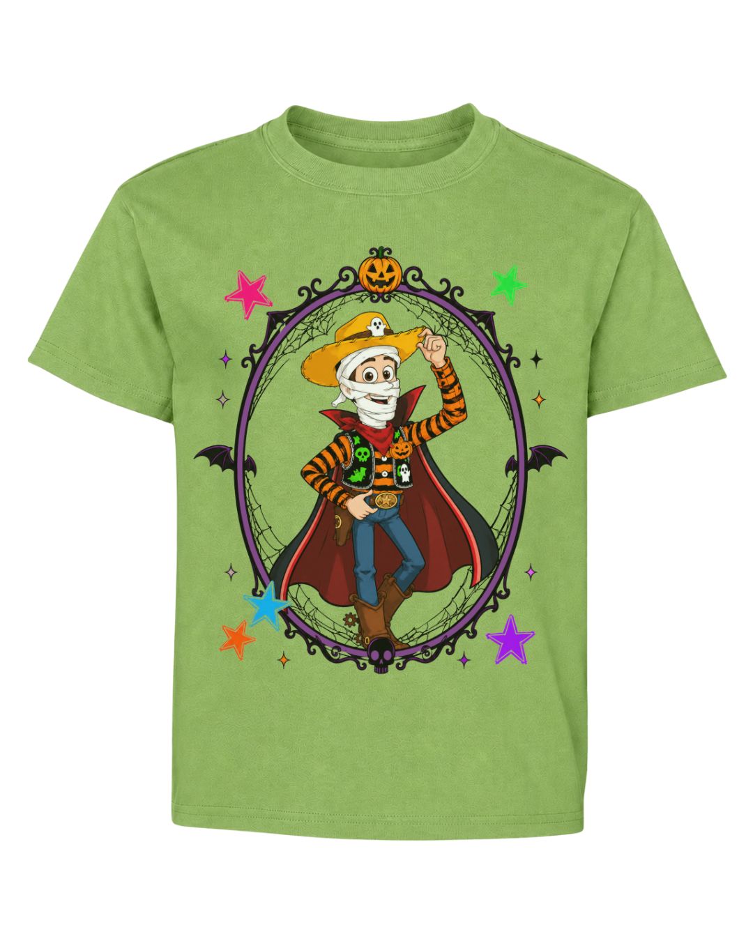 Halloween Vampire Cowboy T-shirt