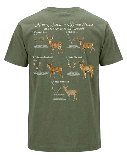 Deer Slam Hunting Key Subspecies T-shirt