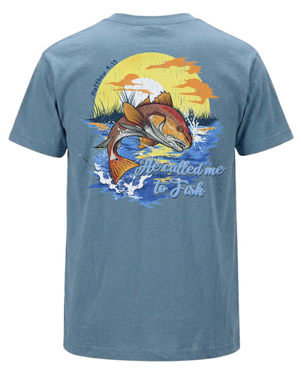 Matthew 4:19 Redfish Angler Faith Based T-shirt