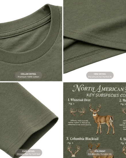 Deer Slam Hunting Key Subspecies T-shirt