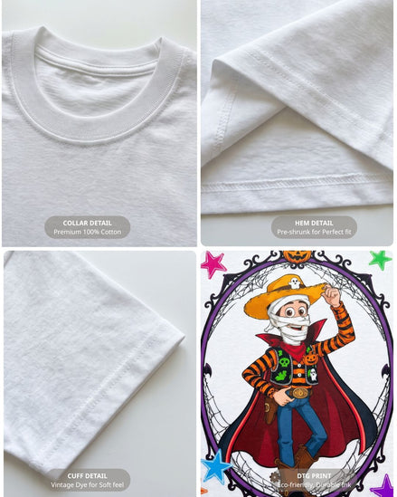 Halloween Vampire Cowboy T-shirt