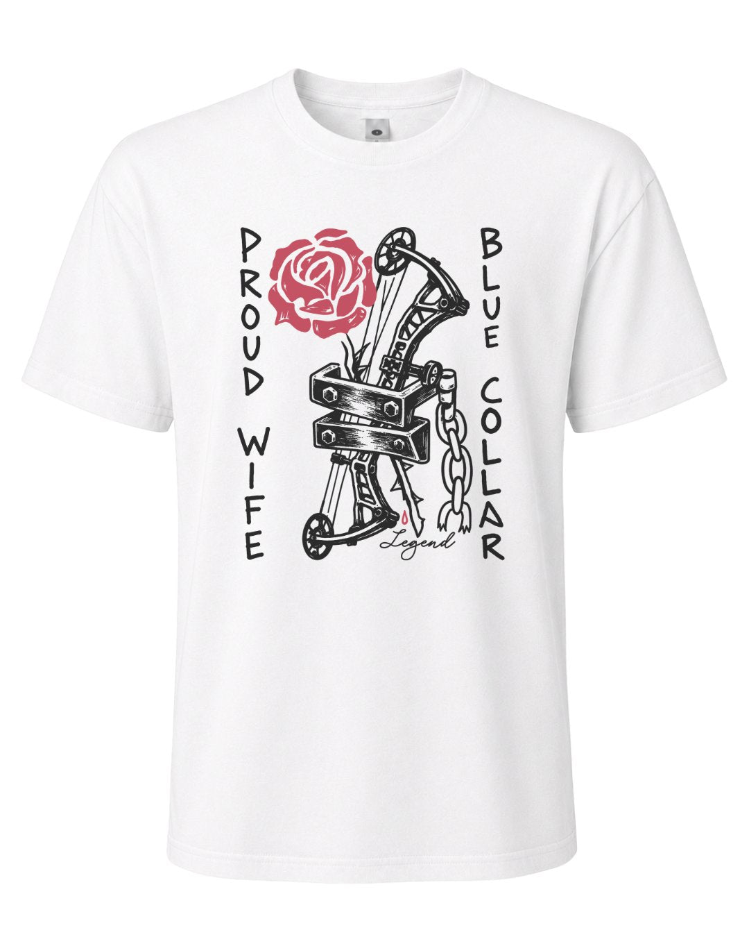 Blue Collar Proud Wife T-shirt
