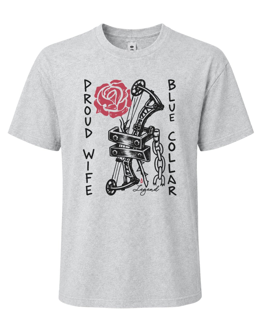Blue Collar Proud Wife T-shirt