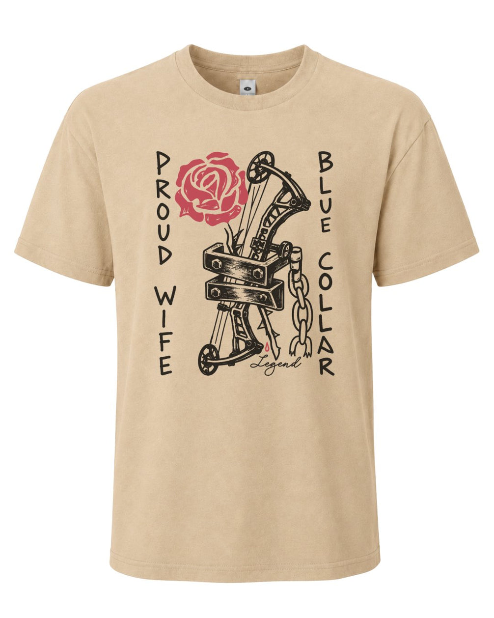 Blue Collar Proud Wife T-shirt