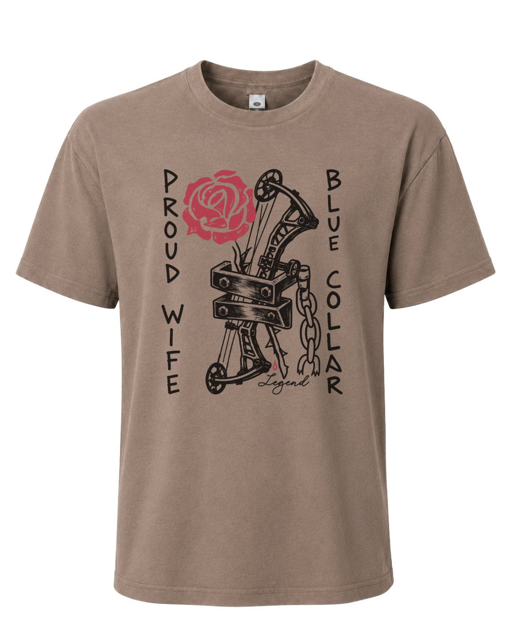 Blue Collar Proud Wife T-shirt