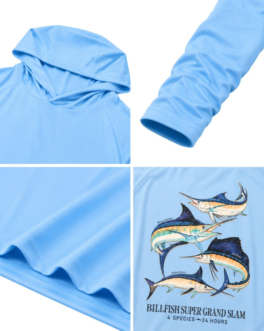 Billfish Super Grand Slam Sun Protection Hoodie